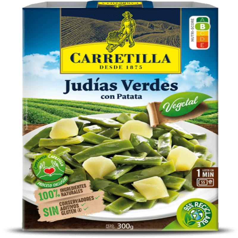 JUDIAS VERDES CARRETILLA C/PATATAS P/300 GR