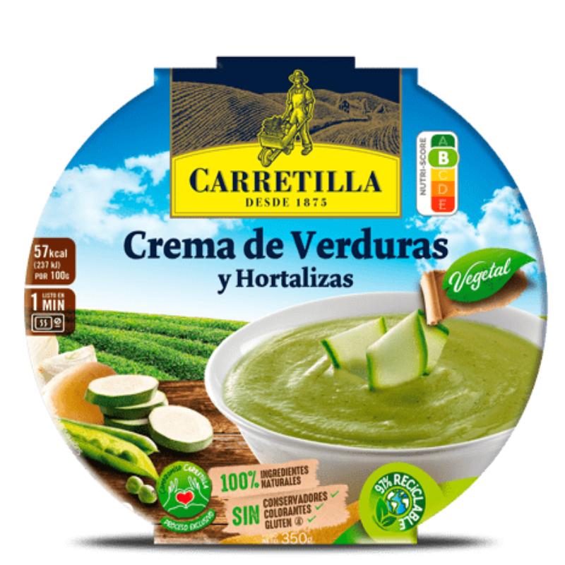 CREMA CARRETILLA VERDURAS Y HORTALIZAS P/350 GR