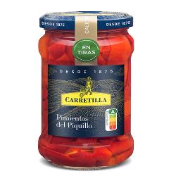 PTO.PIQUILLO CARRETILLA TIRAS CON AJO T/C 290GR