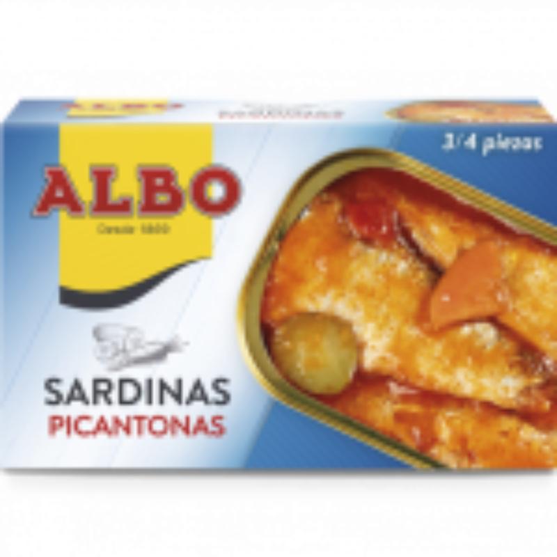 SARDINILLAS ALBO (OJO)S/ PICANTONAS  L/82 GR