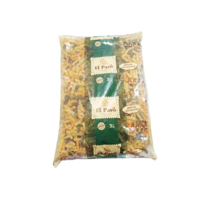 HELICES EL PAVO TRICOLOR VEGETAL B/3 KG