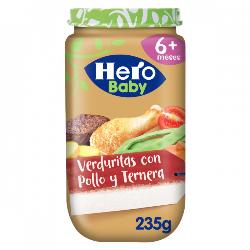 POTITO HERO VERDURITAS CON POLLO Y TERN T/235G