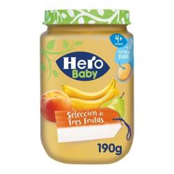 POTITO HERO 3 FRUTAS BABY T/C 190 GR