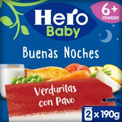 POTITO HERO B/NOCHE PAVO C/VERDURAS P/2 UD