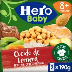 POTITO HERO BABY RECETAS COCIDO TERNERA P/2 UD