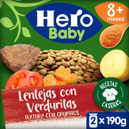 POTITO HERO BABY RECETA LENTEJAS/VERDURITA P/2 UD