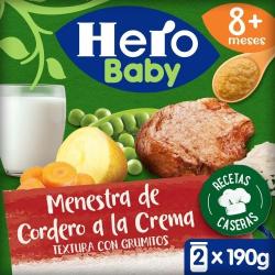 POTITO HERO BABY RECETA MENESTR/CORDERO P/2X190G