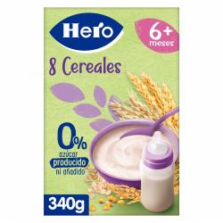 PAPILLA HERO 8 CEREALES 0% PAQUETE 340 GR