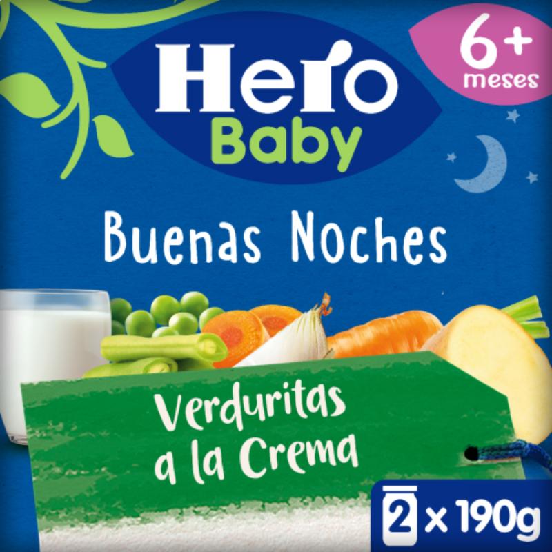 POTITO HERO B/N CREMA/ VERDURA P/2 UD