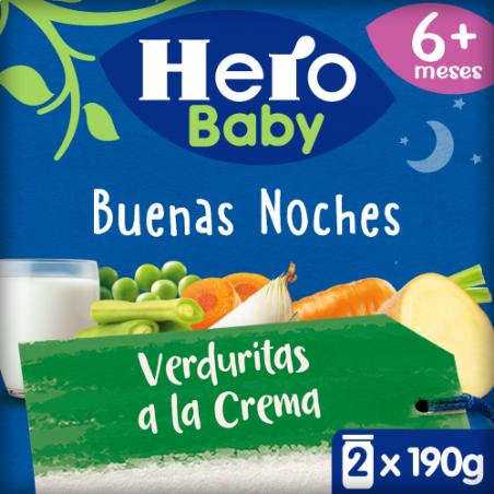 POTITO HERO B/N CREMA/ VERDURA P/2 UD