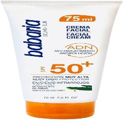 SOL CREMA FACIAL BABARIA ANTIARRUG ALOE F-50+ 75ML
