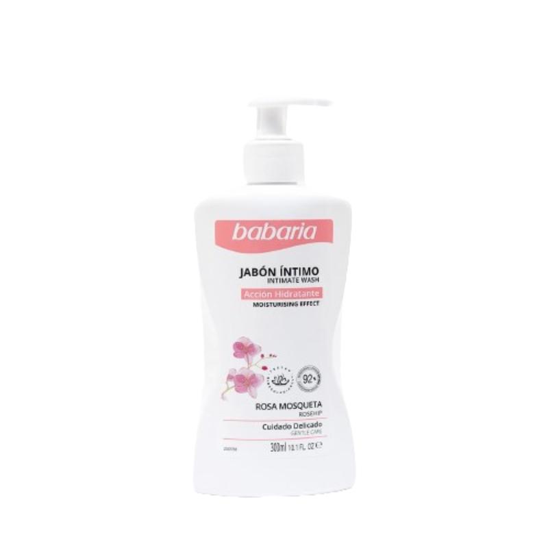 JABON INTIMO BABARIA ROSA MOSQUETA B/300 ML