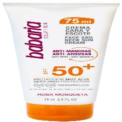 SOL CREMA FACIAL BABARIA ANTI-MANCHA F-50+ T/75ML