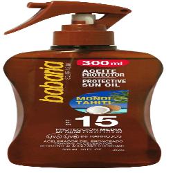 SOL ACEITE BABARIA MONOI TAHITI F-15 BRONZE 300ML