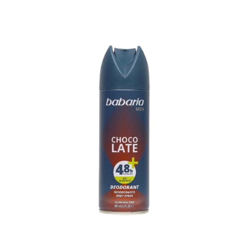 DESODORANTE BABARIA MEN CHOCOLATE SP/200 ML