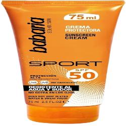 SOL CREMA PROTECTORA BABARIA SPORT F-50 TUBO 75ML