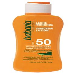 SOL BRONCEADOR BABARIA ALOE F-50 HYDRA  BOTE 100ML