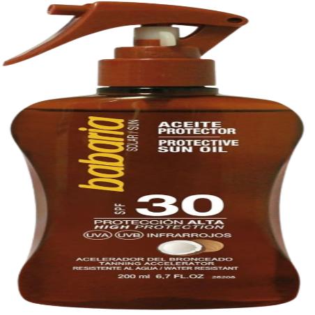 SOL ACEITE BABARIA COCO F-30 PISTOLA 200ML.+ AFT