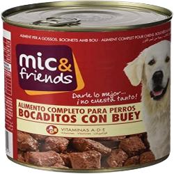 COMIDA PERRO MIC&FRIENDS BUEY L/1.2 KG