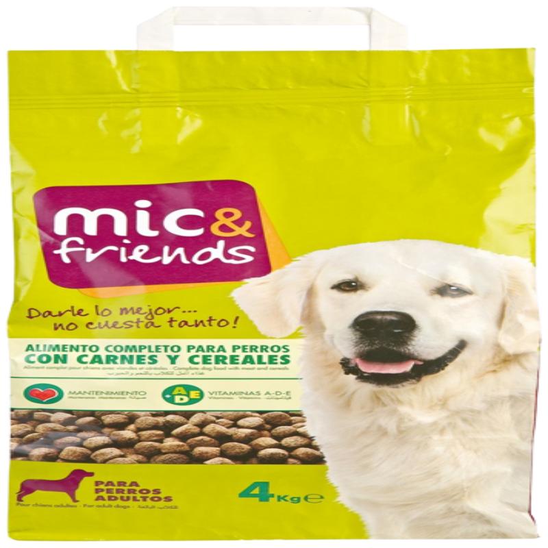 COMIDA PERRO MIC&FRIENDS CARNES CEREAL B/4 KG