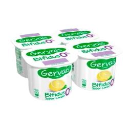 GERVAIS BIFIDUS 0% SABOR LIMON P/4 UDS