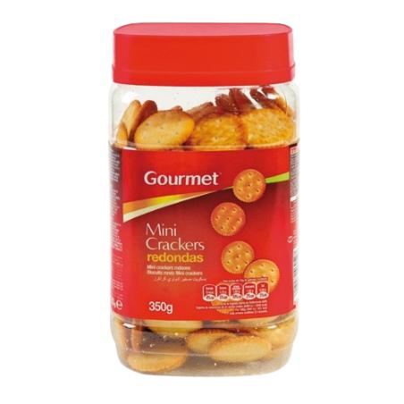GALLETAS GOURMET SALADA REDONDA B/350 GR