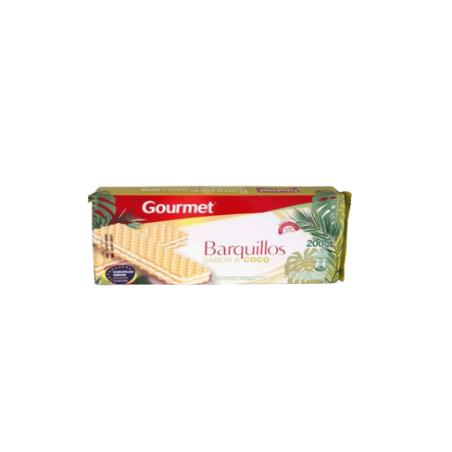 GALLETAS GOURMET BARQUILLO COCO P/200 GR