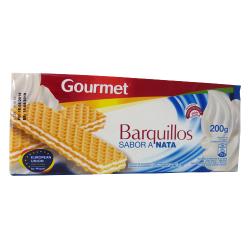 GALLETAS GOURMET BARQUILLO NATA P/200 GR