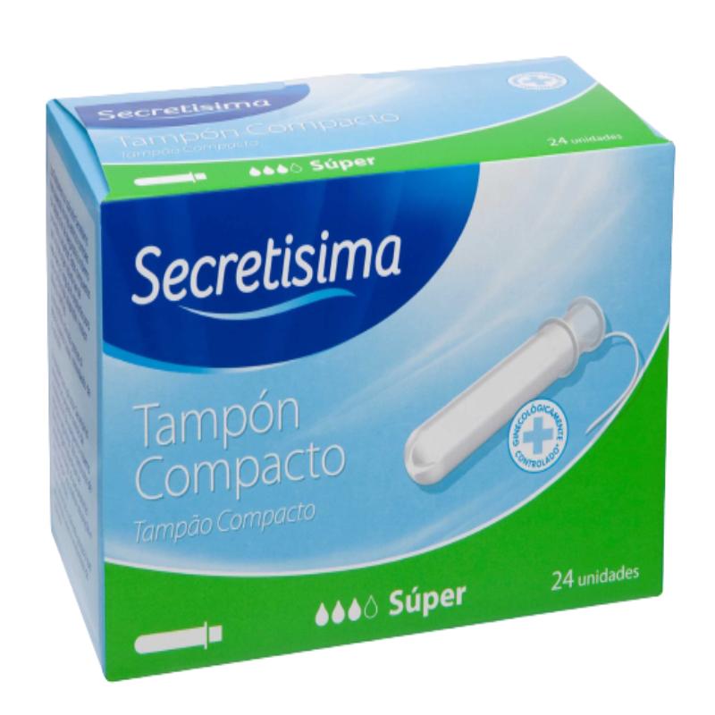 TAMPONES SECRETISIMA C/APLICADOR SUPER C/20 UD
