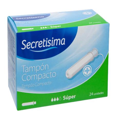 TAMPONES SECRETISIMA C/APLICADOR SUPER C/20 UD