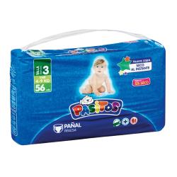 PAÑAL PASITOS T/3 4-9 KG P/56 UD