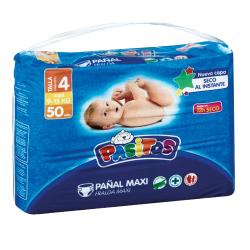 PAÑAL PASITOS T/4 9-15 KG P/50 UD