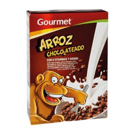 CEREALES GOURMET ARROZ CON CHOCOLATE P/500GR