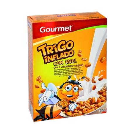 CEREALES GOURMET TRIGO CON MIEL P/500GR