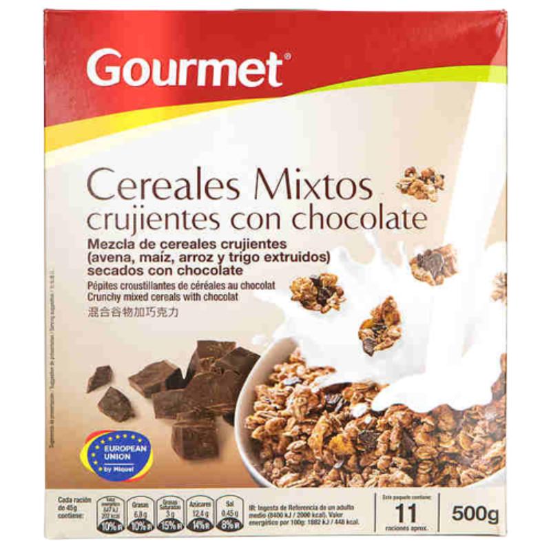 CEREALES GOURMET MUESLI CON CHOCOLATE  P/500 GR