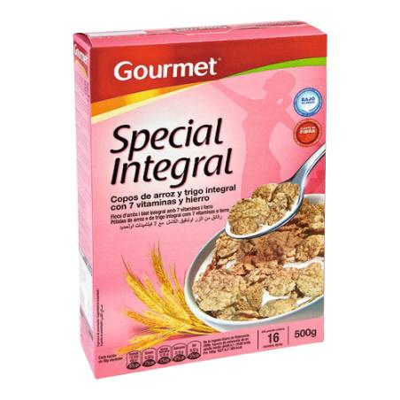 CEREALES GOURMET SPECIAL INTEGRAL  P/500 GR