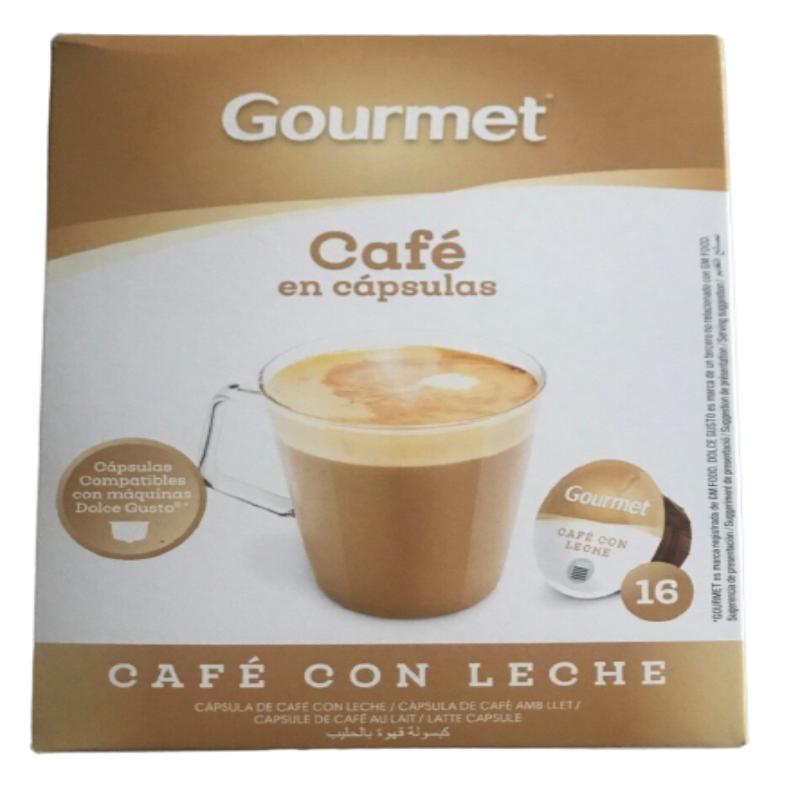 CAFE GOURMET CON LECHE COMPATIBLE DOLCE E/16 UD