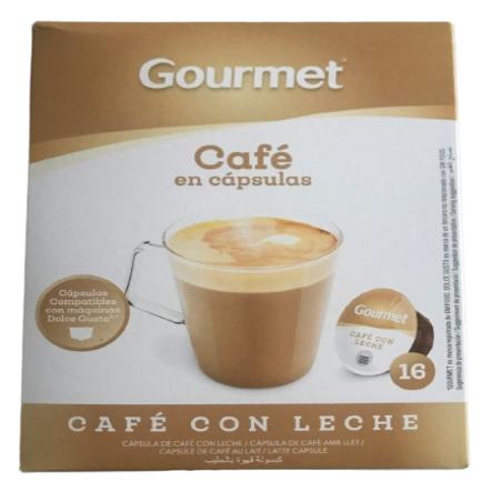 CAFE GOURMET CON LECHE COMPATIBLE DOLCE E/16 UD