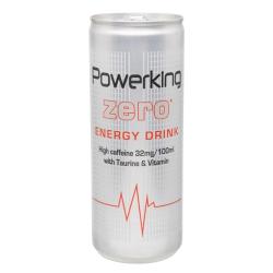 BEBIDA ENERGETICA POWERKING ZERO LATA 250 ML