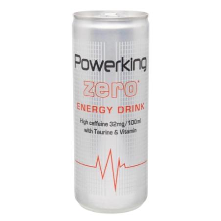 BEBIDA ENERGETICA POWERKING ZERO LATA 250 ML