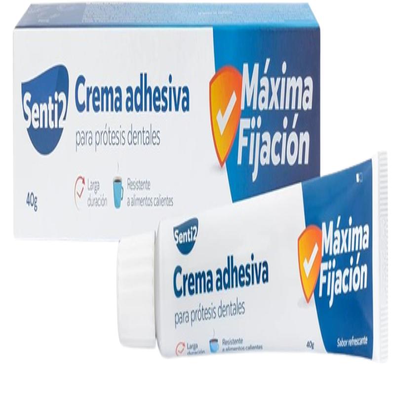CREMA ADHESIVA SENTI2 SIN SABOR TUBO 40 GR