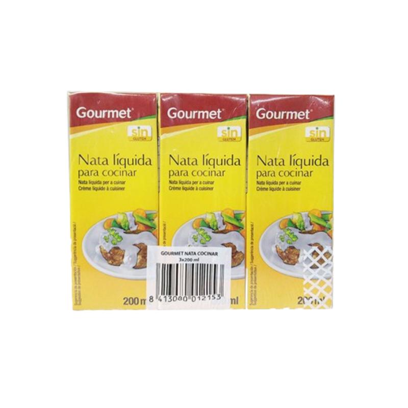 NATA COCINA 15% GOURMET 200 ML PACK-3 UD