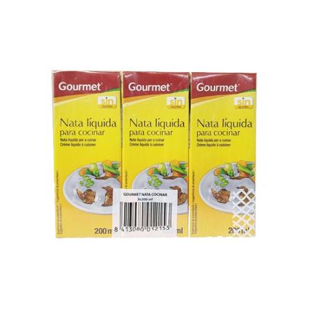 NATA COCINA 15% GOURMET 200 ML PACK-3 UD