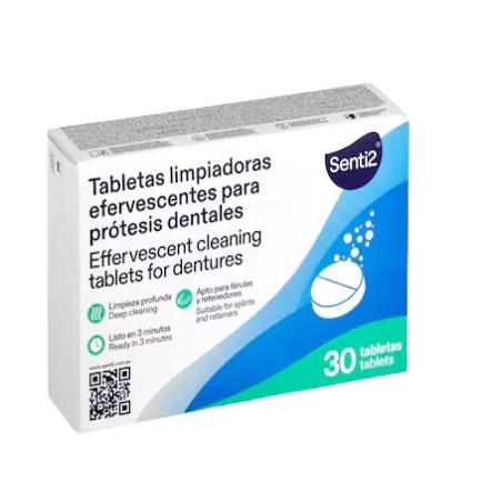 TABLETAS LIMPIADORAS PROTESIS DENTALES P/30 UD  