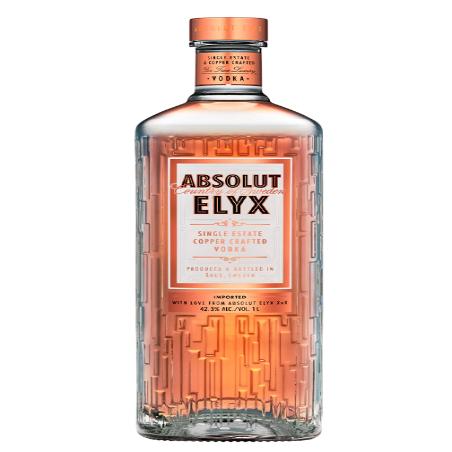 VODKA ABSOLUT ELYX-PREMIUM 42.3% BOT/1.LITRO
