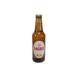 CERVEZA SAGRES-PORTUGAL BOTELLIN/33.CL