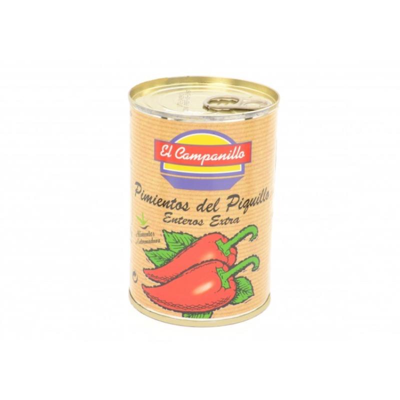 PTO.PIQUILLO EXTRA CAMPANILLO LATA 390 GR.