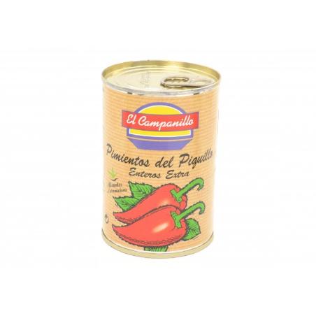PTO.PIQUILLO EXTRA CAMPANILLO LATA 390 GR.