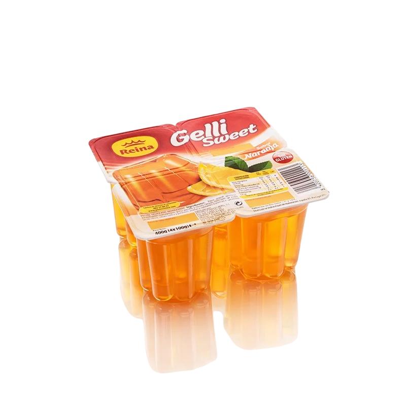 POSTRES REINA GELLI SWEET NARANJA PACK-4 UD