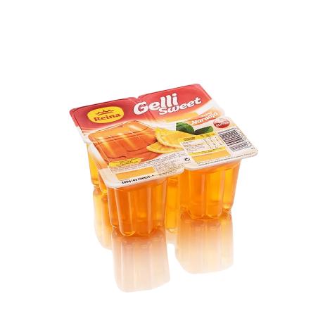 POSTRES REINA GELLI SWEET NARANJA PACK-4 UD